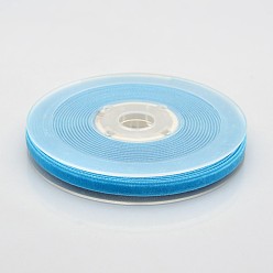 Темно-Голубой Полиэстер бархат лента для упаковки подарка и украшения празднества, глубокое синее небо, 1/4 дюйм (7 мм), о 70yards / рулон (64 м / рулон)