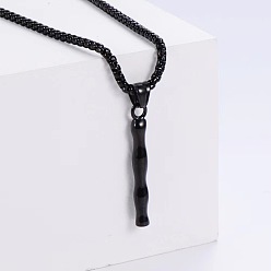 Letter I Стильные ожерелья с подвесками из нержавеющей стали, чёрные, Буква "i"
