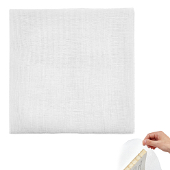 Белый 18 шт. хлопчатобумажная марлевая ткань для переплета книг, прямоугольные, белые, 600x300x0.1 мм