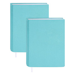 Бирюза Обложка книги из полиэстера, прямоугольные, бирюзовые, 370x230x1 мм
