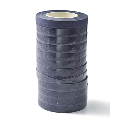 лаванда Изоляционная лента, ленточная текстурированная бумага, для покраски, связывание листьев и цветов, лаванда, 1.2 см, 30 ярдов / ролл, 12 рулонов / набор