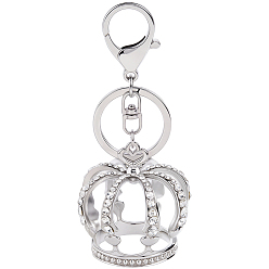 Платина Стразы из сплава, железа и стекла keychian, корона, платина, 112 мм