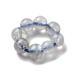 Лунный Камень Бусины из натурального серого лунного камня, круглые, класс 7, 4 мм