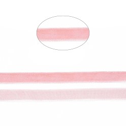 Pink Ruban de velours simple face, rose, 3/8 pouces (9.5~10 mm), à propos de 50yards / roll (45.72m / roll)