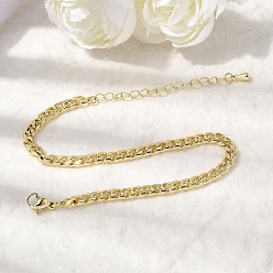 Настоящее золото 18K Латунные браслеты в виде цепочек из пшеничных колосьев для женщин, долговечный, стойки покрытие, без кадмия и без свинца, реальный 18 k позолоченный, 7.48 дюйм (19 см)