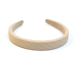 Папайя Оранжевый Однотонная повязка для волос из ткани, простые аксессуары для волос для девочки, papayawhip, 140x130x20 мм