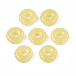 Light Khaki Spray Painted Glass Linking Rings, Ring, Light Khaki, 10x3mm, Hole: 1.5x1.6mm