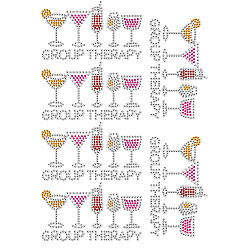 Другие Стекла исправление горный хрусталь, гладить по аппликациям, аксессуары для костюма, для одежды, , брюки, бокал, 297x210 мм