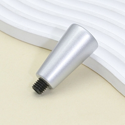 Серебро Деревянная ручка, принадлежности для сургучной печати, для изготовления свадебных приглашений, серебряные, 45x21 мм