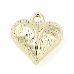 Золотой Подвески из сплава , сердце прелести, без свинца, без кадмии и без никеля, стойки покрытие, золотые, 12.5x12x7 мм, отверстие : 1.4 мм