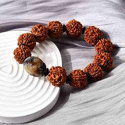 Tortoise Бодхи Кинг Конг браслеты из бисера и резинки, черепаха, 3/4x7/8 дюйм (1.85x2.25 см), внутренний диаметр: 2-1/2 дюйм (6.5 см)