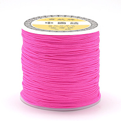 Light Coral Nylon Thread, Chinese Knotting Cord, Light Coral, 0.4mm, about 174.98 Yards(160m)/Roll