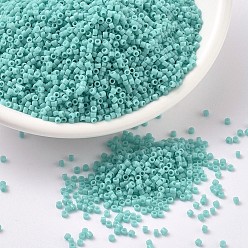 (DB1136) Непрозрачный Морской Опаловый Бусины miyuki delica, цилиндр, японский бисер, 11/0, (дБ 1136) непрозрачный морской опал, 1.3x1.6 мм, отверстия: 0.8 мм, около 20000 шт / мешок, 100 г / мешок