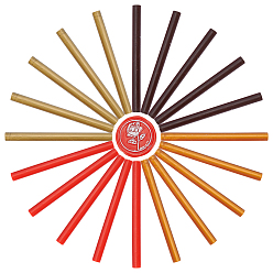 (52) Непрозрачная лаванда Клей пистолет сургуч палочки, для клейкого пистолета сургучная печать штамп, разноцветные, 135x11 мм, 4 цветов, 5 шт / цвет, 20 шт / комплект