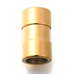 Золотой 304 из нержавеющей стали европейские шарики, бусины с большим отверстием, колонка, золотые, 20x12 мм, отверстие : 8 мм