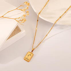 September Morning Glory 304 Кулон-подвеска в виде цветка-символа рождения из нержавеющей стали для женщин, реальный 18 k позолоченный, сентябрьская утренняя слава, 18.11 дюйм (46 см)