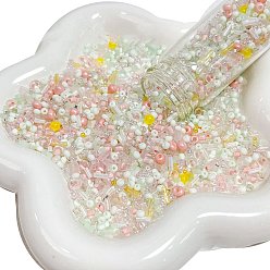 Нектар Прозрачные стеклянные бусины, разнообразные, нектар, 20~50 мм