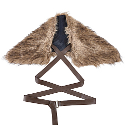 Верблюжий Шали из искусственной шерсти, с ремнями из искусственной кожи, верблюжие, 910x310x45 мм