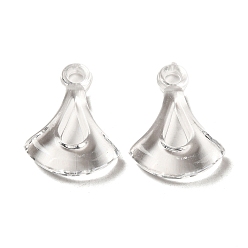 Прозрачный Прозрачные акриловые подвески, фанатские прелести, прозрачные, 24.5x18x5.5 мм, отверстие : 3 мм, Около 609 шт / 500 г