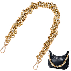 Золотой 1 Запасные цепочки из сплава для сумок, золотые, 450 мм