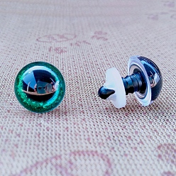 чирок Глаза куклы из АБС-пластика, для изготовления кукол, зелено-синие, 16 мм