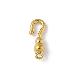 Золотой 304 S-образные крючки из нержавеющей стали, золотые, 13.5x5x3.5 мм, отверстие : 1 мм
