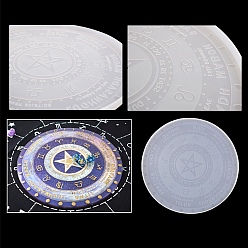 Звезда Таро своими руками пищевая силиконовая форма, формы для литья смолы, для уф-смолы, изготовление изделий из эпоксидной смолы, белые, звезда, 290x10 мм