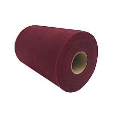 Brown Deco Mesh Ribbons, Tulle Fabric, Tulle Roll Spool Fabric For Skirt Making, Brown, 6 inch(15cm), about 100yards/roll(91.44m/roll)