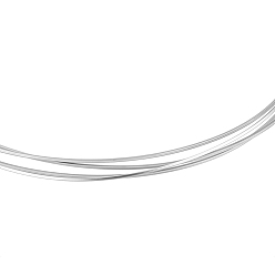 Argent 1m 925 fil d'argent sterling, carrée, pour le bricolage fabrication de bijoux, avec un chiffon de polissage 1pc, argenterie, 0.5mm, environ 3.28 pieds (1 m)/ensemble