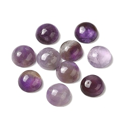 Аметист Купол / полукруглый природный аметист кабошонов, 10x5 мм