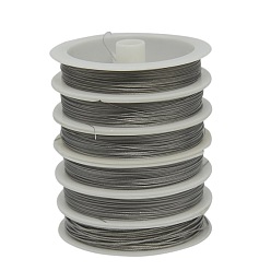 Lichtgrau Mischgröße Originalfarbe hellgrau, Tiger Schwanz Draht, nylonbeschichteter Edelstahl, 0.38 mm, 0.3 mm, 0.5 mm, 0.6 mm, 0.8 mm, 1 mm
