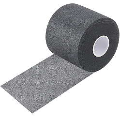 Черный 1 рулон губчатой амортизирующей пленки для теннисной ракетки, рукоятка ракетки, чёрные, 68~70x0.4 мм, 27 м / рулон