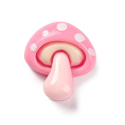 Гриб Кабошоны из непрозрачной смолы на тему леса, гриб, 12x10.5x6 мм