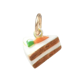 Camel Spray Painted Brass Charms, Cake Charms, Golden, Camel, 9x9x10mm, Hole: 3.8mm