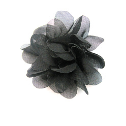 Черный Аксессуары для кружевных костюмов, цветок, чёрные, 50 мм