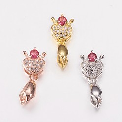 (52) Непрозрачная лаванда Долговечные латунные микропромывные кубические циркониевые льды, сердце, камелия, разноцветные, 20 мм, отверстия: 2x6 мм, штифты: 0.6 мм