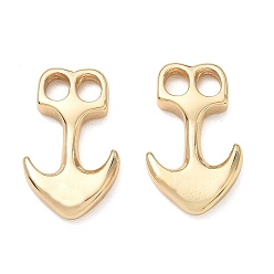Golden 304 Stainless Steel Pendants, Anchor Charms, Long-Lasting Plated, Golden, 25.5x14.5x3.5mm, Hole: 5x3.5mm