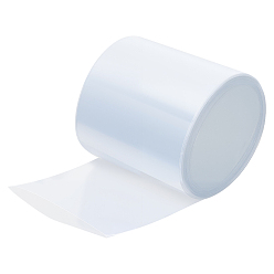 Прозрачный Кабельные муфты из ПВХ, термоусадочная трубка изоляционная нескользящая водонепроницаемая, прозрачные, 100x0.2 мм, 5 м / рулон