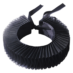 Черный 1 воротник из полиэстера, съемная отделка горловины, аксессуары для одежды, чёрные, 1342x65x2 мм