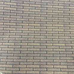 Светло-коричневый Мраморный узор в стиле керамической плитки миниатюрные обои, для украшения спальни кукольного домика, прямоугольные, загар, 297x210 мм