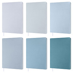 Mixed Color Polyester Elastic Book Cover, Rectangle Book Wrap, Mixed Color, 230x370x1mm, 6pcs/set