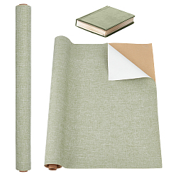 Темный Морско-зеленый 1 простыня прямоугольная льняная ткань, с бумажной спиной, для переплета книг, темно-зеленый, 100x43x0.05 см