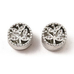 Platinum Alloy European Beads Rhinestone Settings, Leaf, Nickel, Platinum, Fit for Rhinestone: 1mm, 12x8mm, Hole: 5mm, about 320pcs/1000g