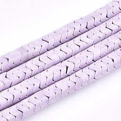 Сливовый Природный агат бисер нитей, окрашенные, волна, слива, 6.5~7x4~4.5 мм, отверстие : 1.2 мм, около 128 шт / нитка, 15.7 дюйм