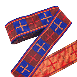 Красный 1полиэфирные ленты из ПК, накрест, для аксессуаров для одежды, красные, 2 дюйм (50 мм), около 7.11 ярдов (6.5 м) / шт