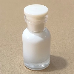 White Candy Color Glass Empty Refillable Spray Bottles, Travel Essential Oil Perfume Containers, White, 3.9x9.2cm, Capacity: 30ml(1.01fl. oz)