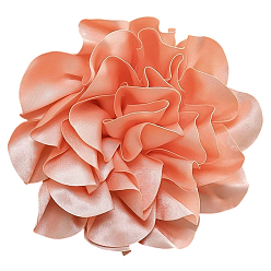 Легкий Лосось 1броши из полиэстера, цветок, светлый померанцевый, 200 мм