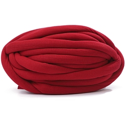 Темно-Красный Полиэфирная пряжа, толстая пряжа для ручного вязания пледа, супермягкая гигантская пряжа для вязания руками, объемная пряжа, темно-красный, 20 мм