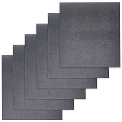 Черный Виниловые листы передачи htv, утюг на виниле для футболки, для украшения ткани одежды, прямоугольные, чёрные, 30x25x0.02 см