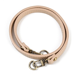 Лимонный шифон Ремни сумки из искусственной кожи, широкие ручки сумки, с поворотной застежкой из цинкового сплава и полукольцами, аксессуары для изготовления кошельков, лимонный шифон, 63.5 см